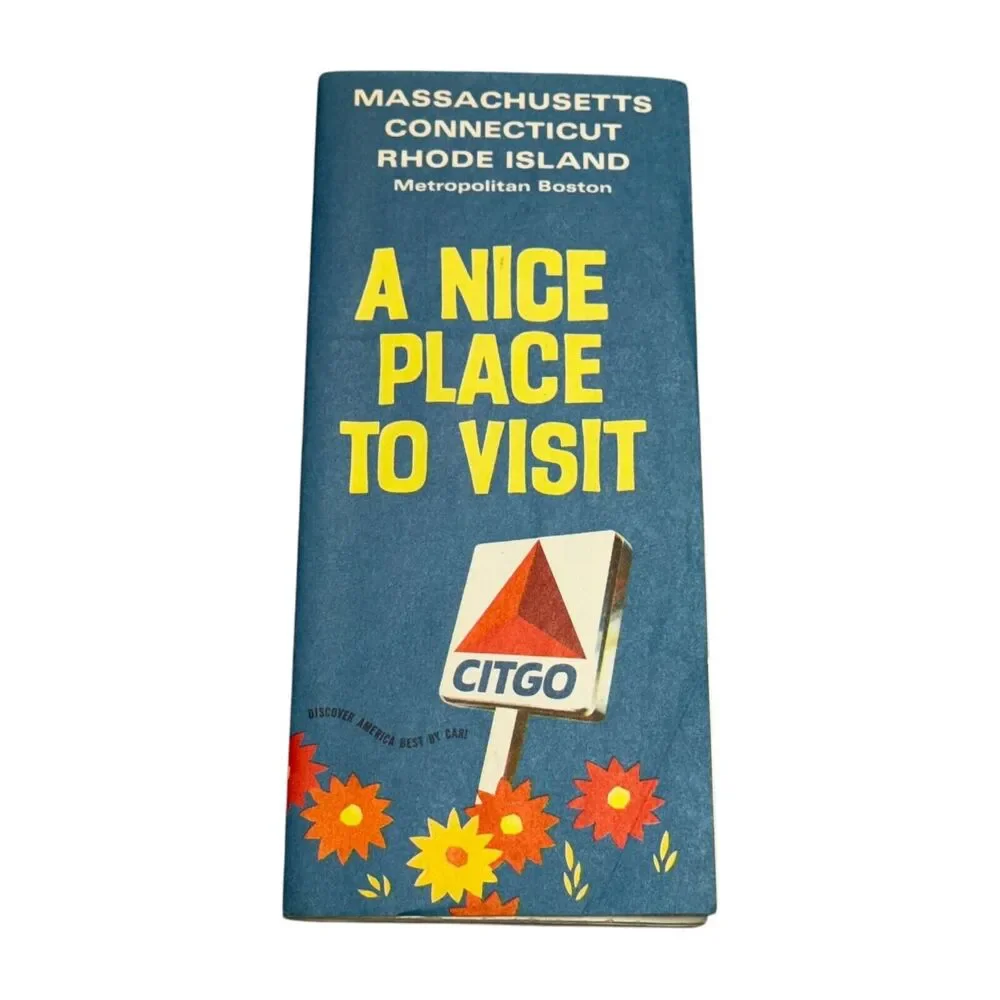 Vintage Travel Maps – Massachusetts, Maine 1970, Turnpike Highway Road Maps - Picture 6 of 13